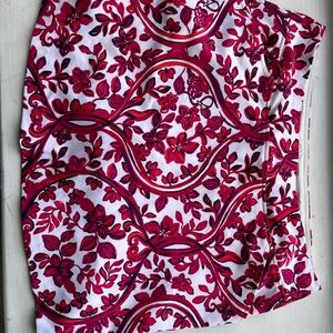 Lilly Pulitzer Luxletic Pink and White Skirt